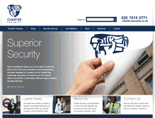Tablet Screenshot of charter-security.co.uk